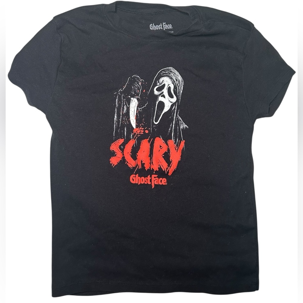 Bioworld Black Scream Ghost Face Tee Size XS Horror Scary